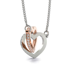 [ALMOST SOLD OUT] To My Beautiful Granddaughter - Interlocked Hearts Necklace Gift Set - SS117