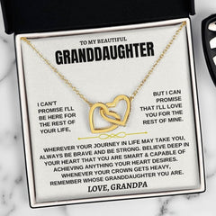 To My Granddaughter - Forever Linked Hearts - Gift Set - SS117