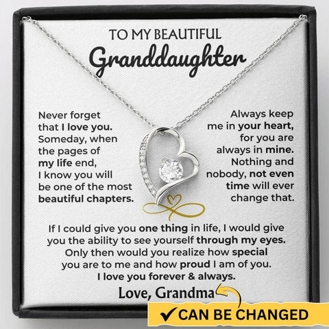 To My Beautiful Granddaughter - Forever Love Gift Set - SS596GM