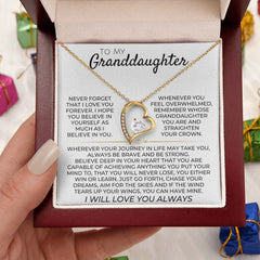 To My Granddaughter - Necklace Gift Set - SS365